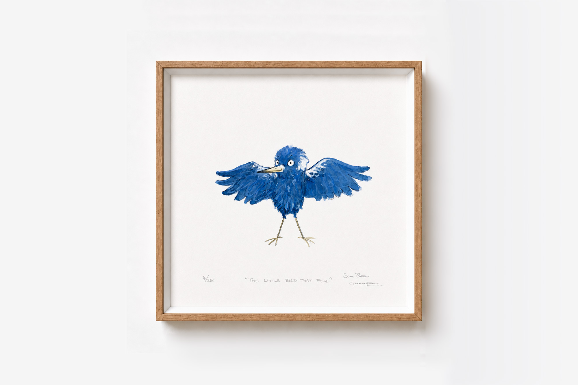 Framed Print The Little Bird That Fell