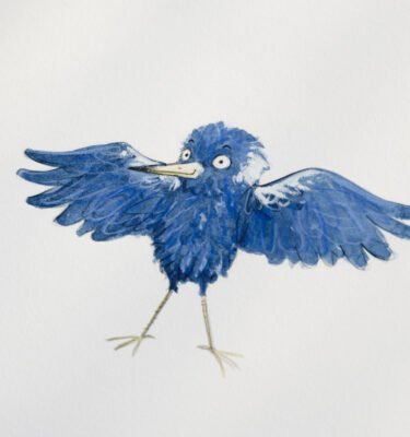 Little Bird That Fell Print Drawing Penguin Bloom